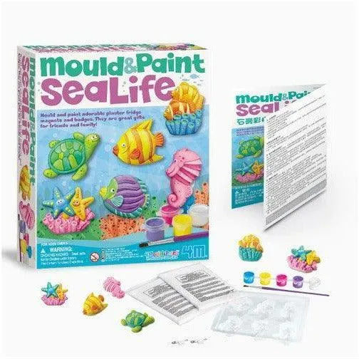 4M Mould & Paint Crafts, Sea Life