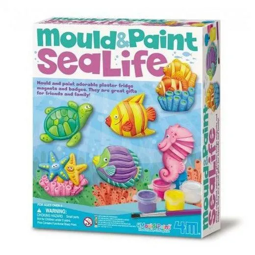 4M Mould & Paint Crafts, Sea Life