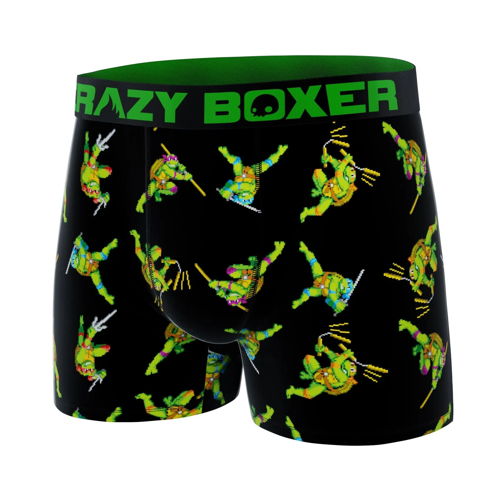 CRAZYBOXER Ninja Turtles Pixel Men's Boxer Briefs