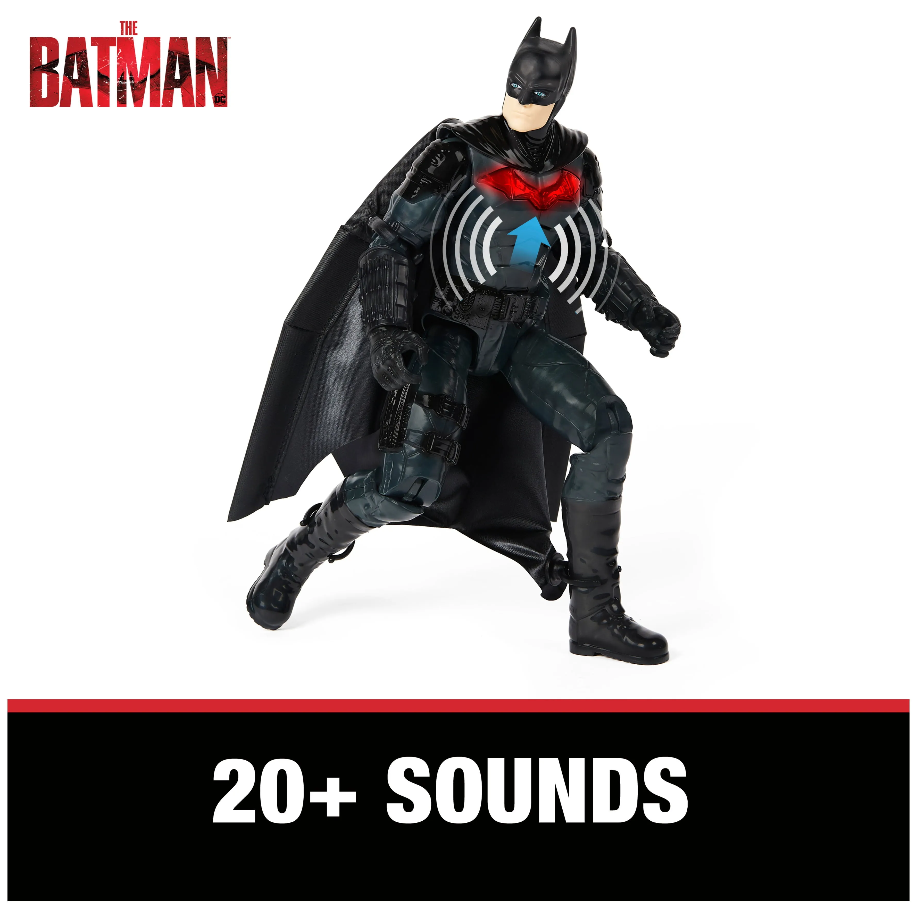DC Comics Batman 12-inch Wingsuit Action Figure with Lights and Sounds