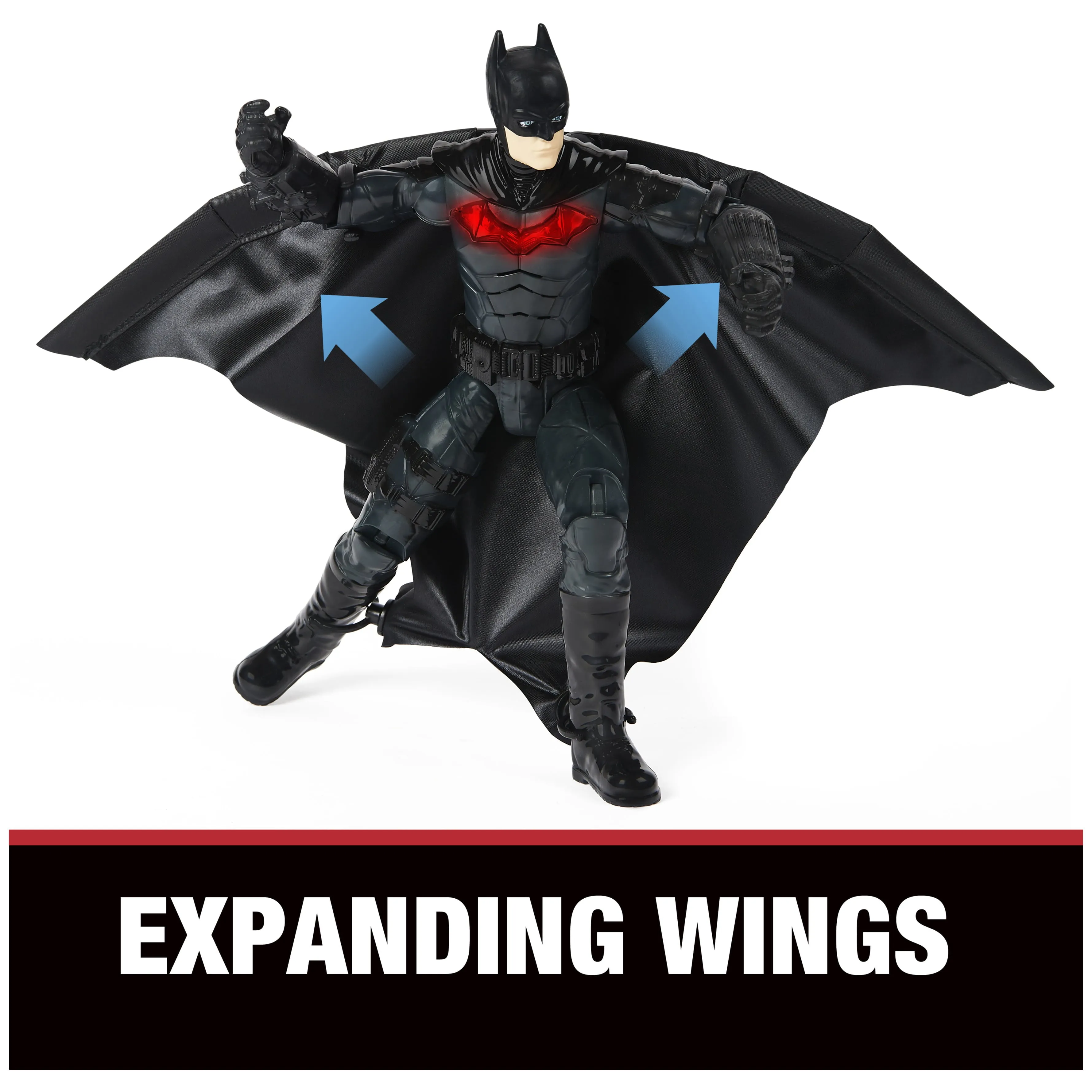DC Comics Batman 12-inch Wingsuit Action Figure with Lights and Sounds