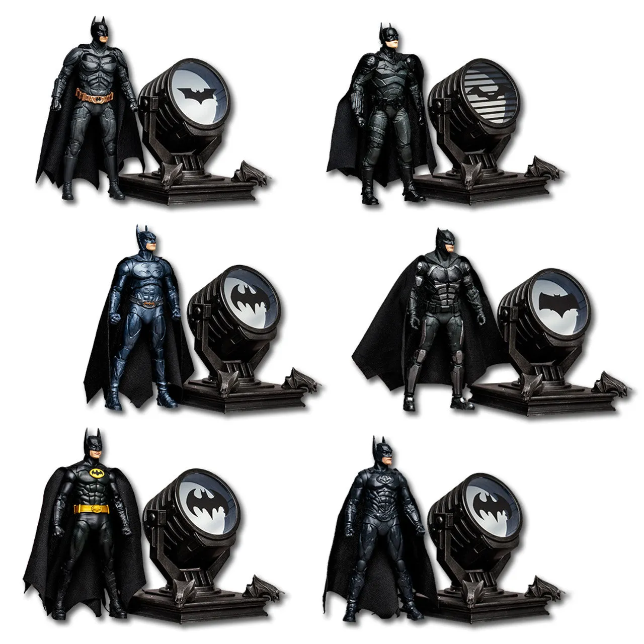 DC Multiverse Batman The Ultimate Movie Collection (WB 100 DC Multiverse) 6-Pack 7" Inch Scale Action Figure - McFarlane Toys *Import Stock*