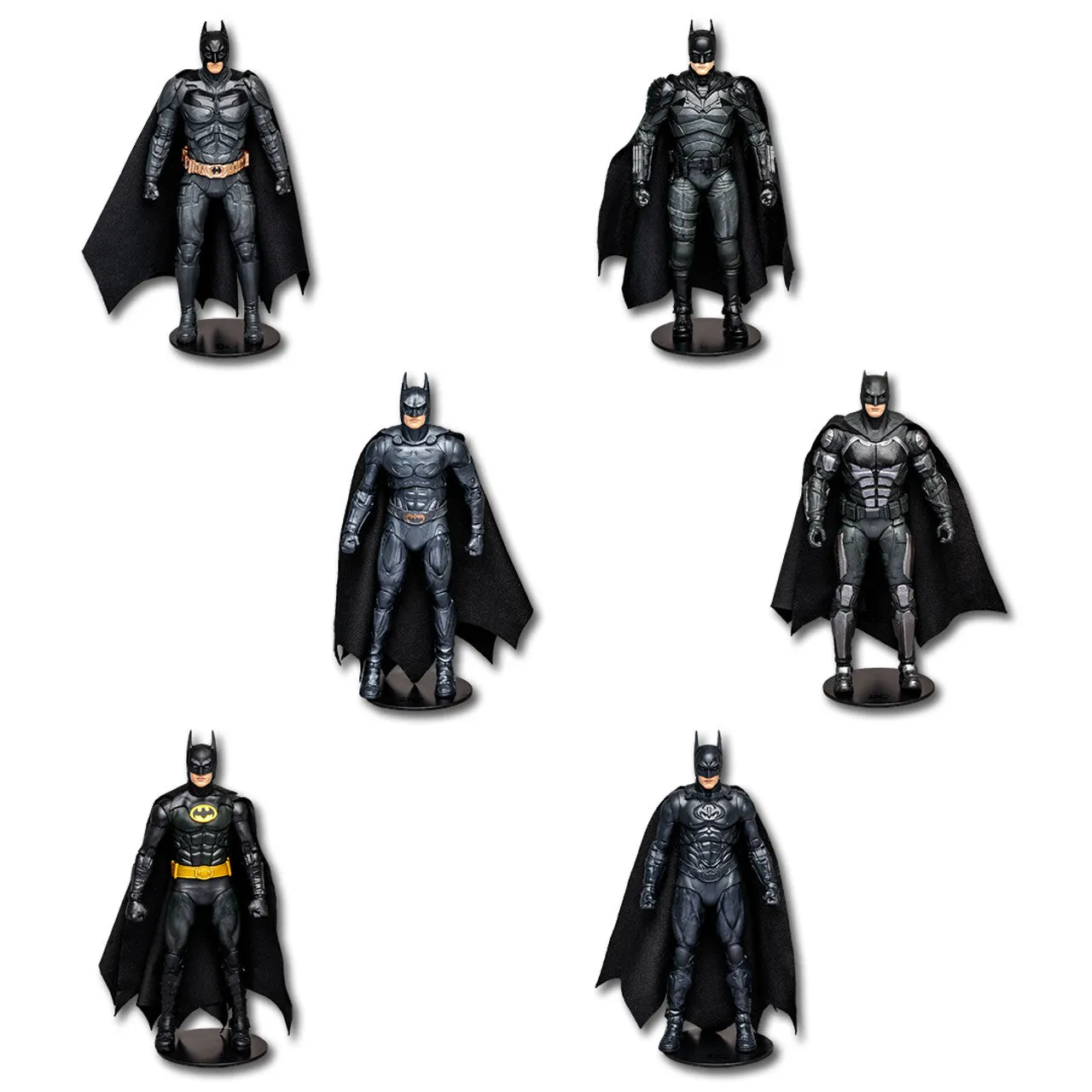 DC Multiverse Batman The Ultimate Movie Collection (WB 100 DC Multiverse) 6-Pack 7" Inch Scale Action Figure - McFarlane Toys *Import Stock*