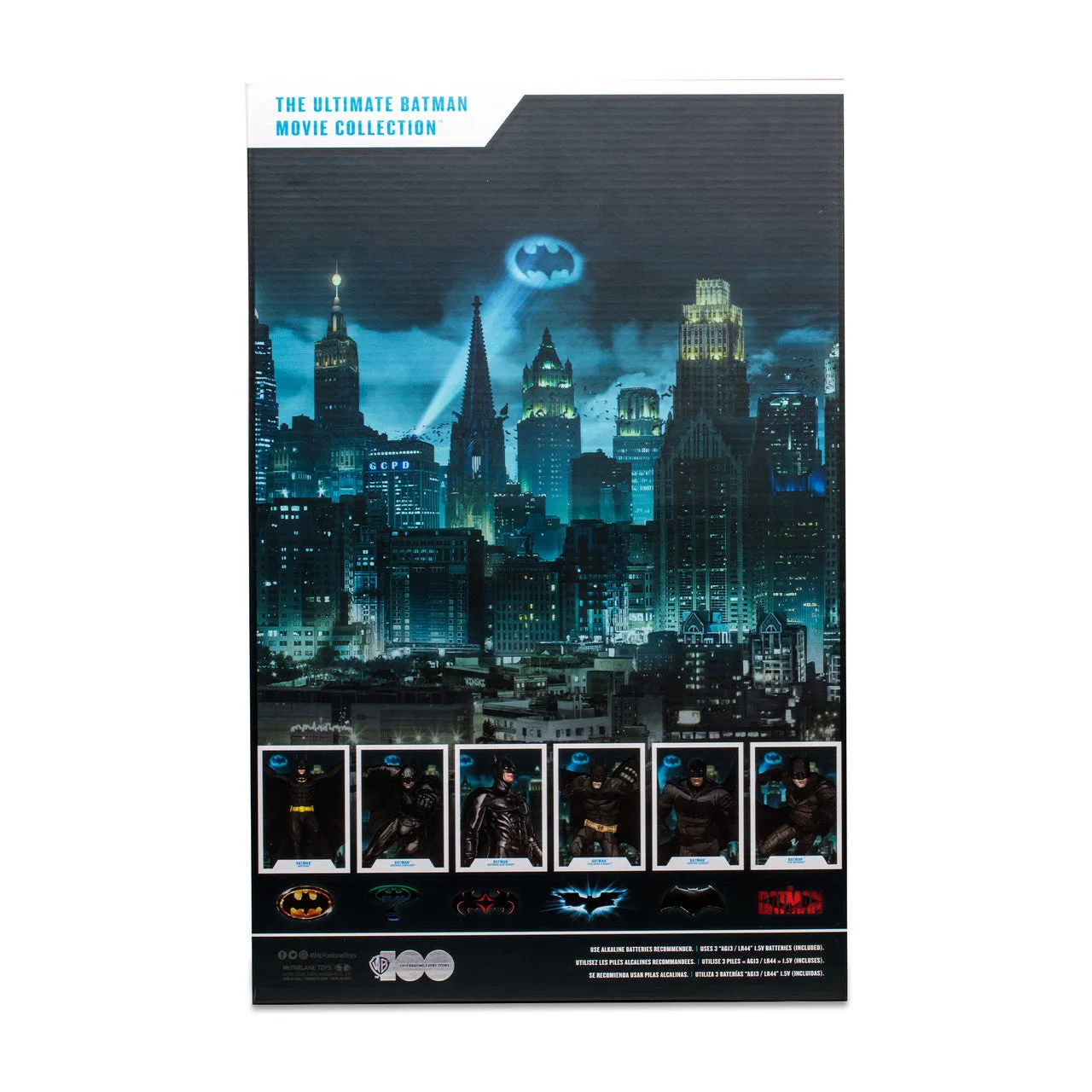 DC Multiverse Batman The Ultimate Movie Collection (WB 100 DC Multiverse) 6-Pack 7" Inch Scale Action Figure - McFarlane Toys *Import Stock*