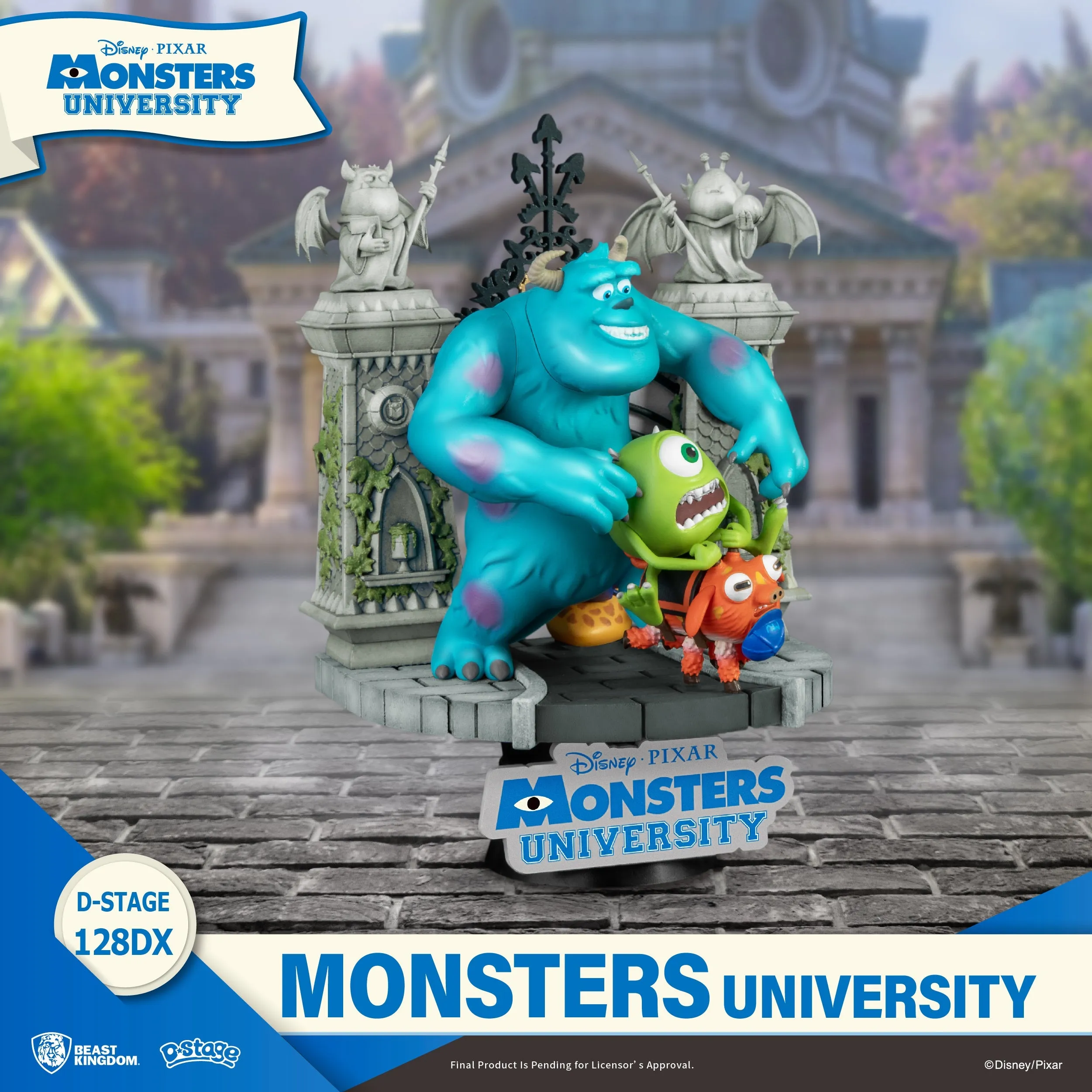 Disney Pixar Monsters University Diorama Stage D-Stage Statue by Beast Kingdom