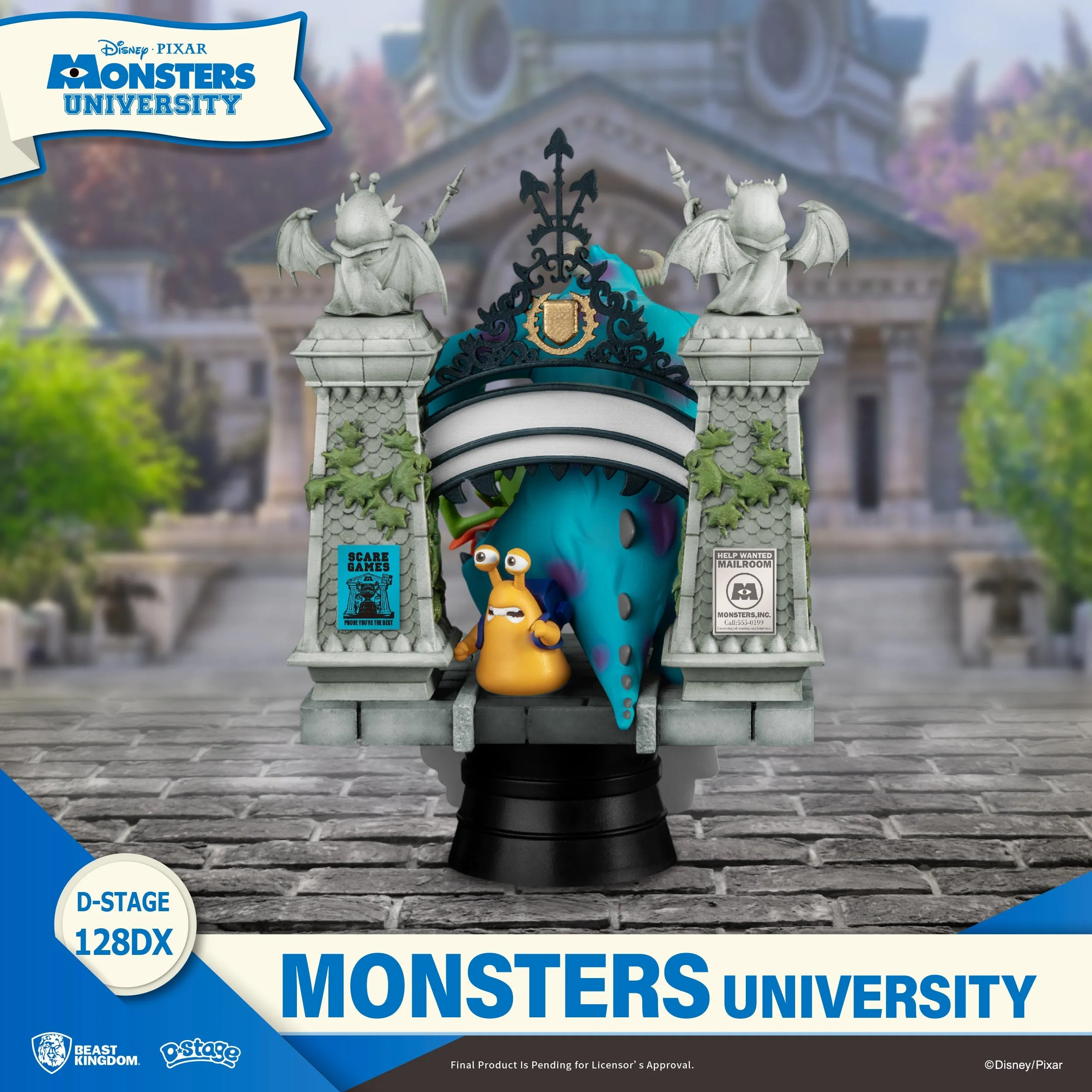 Disney Pixar Monsters University Diorama Stage D-Stage Statue by Beast Kingdom