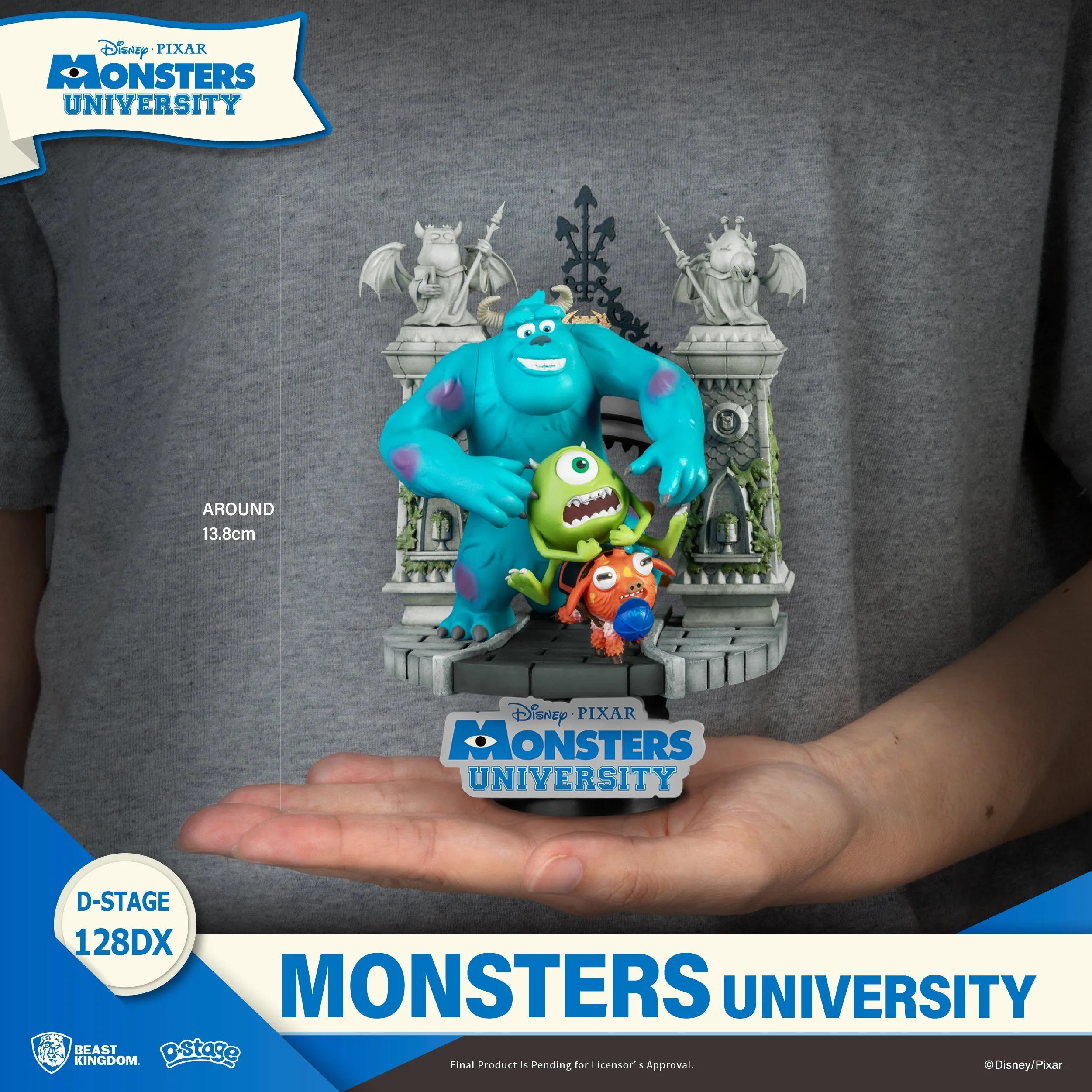 Disney Pixar Monsters University Diorama Stage D-Stage Statue by Beast Kingdom