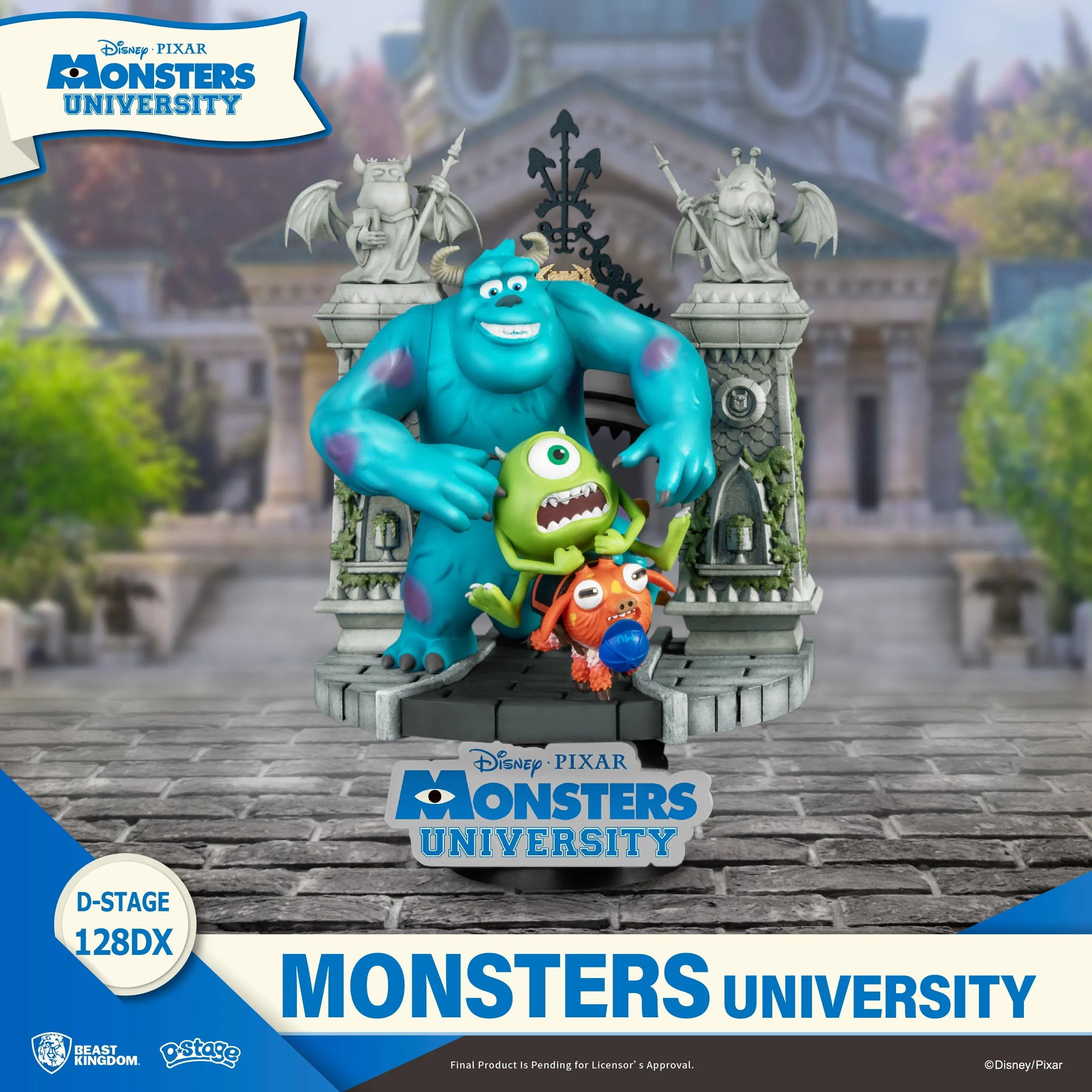 Disney Pixar Monsters University Diorama Stage D-Stage Statue by Beast Kingdom
