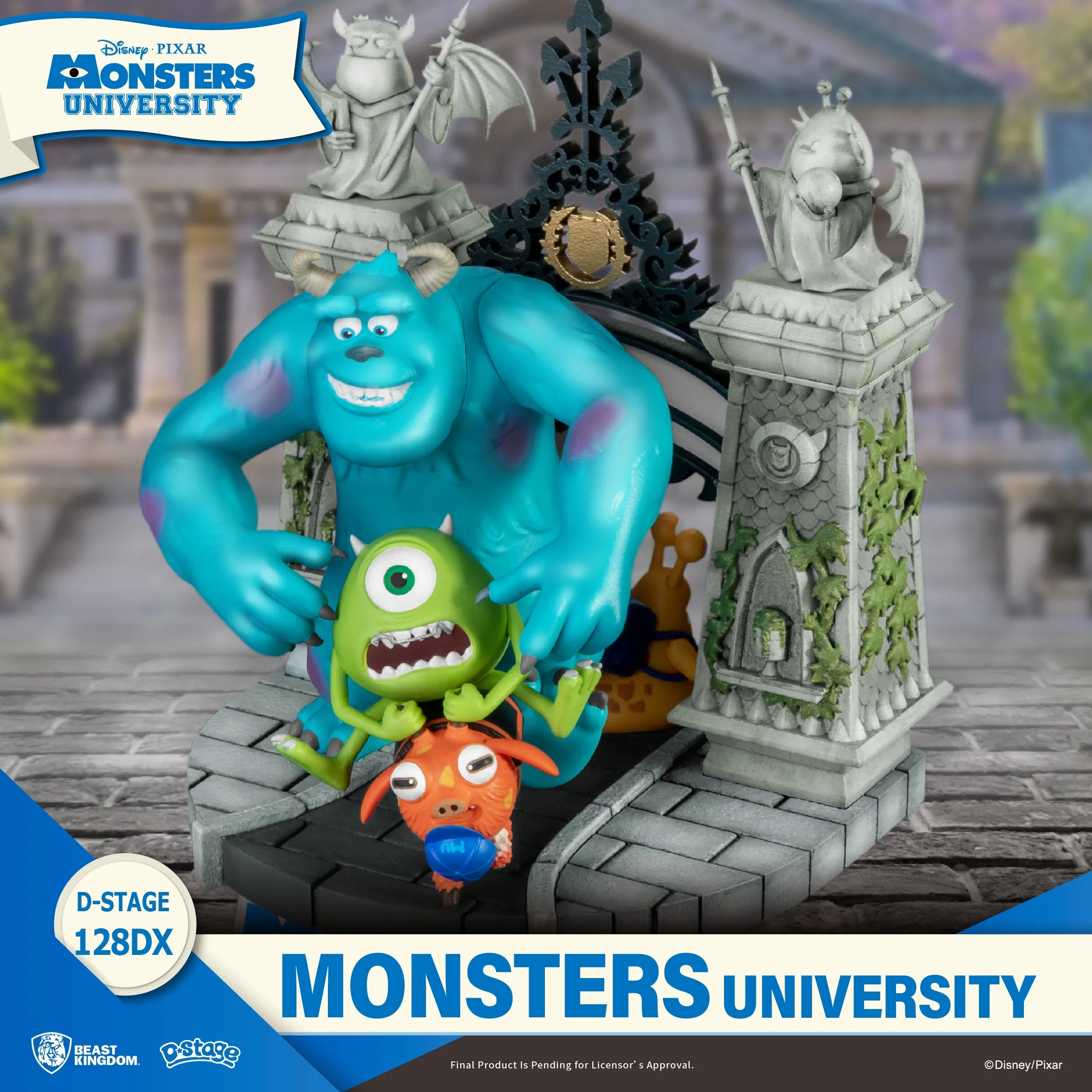 Disney Pixar Monsters University Diorama Stage D-Stage Statue by Beast Kingdom