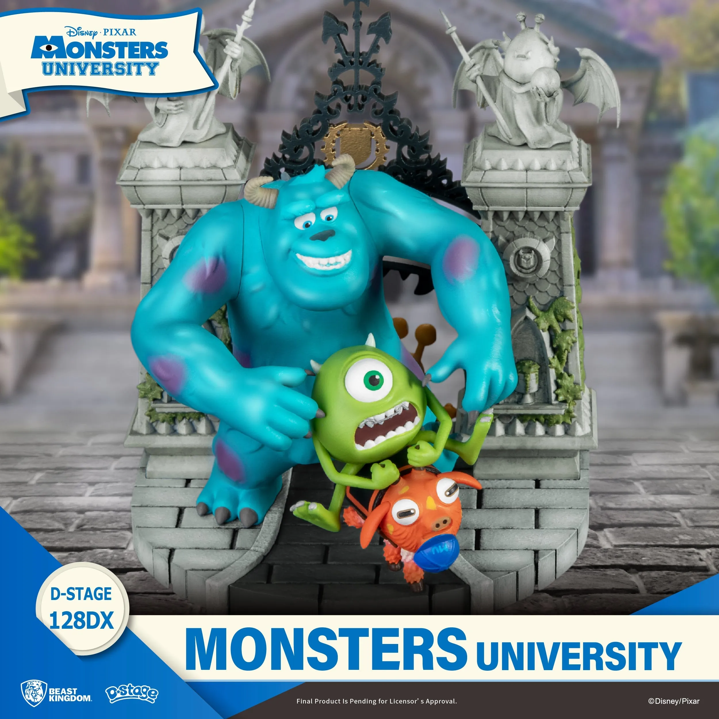 Disney Pixar Monsters University Diorama Stage D-Stage Statue by Beast Kingdom