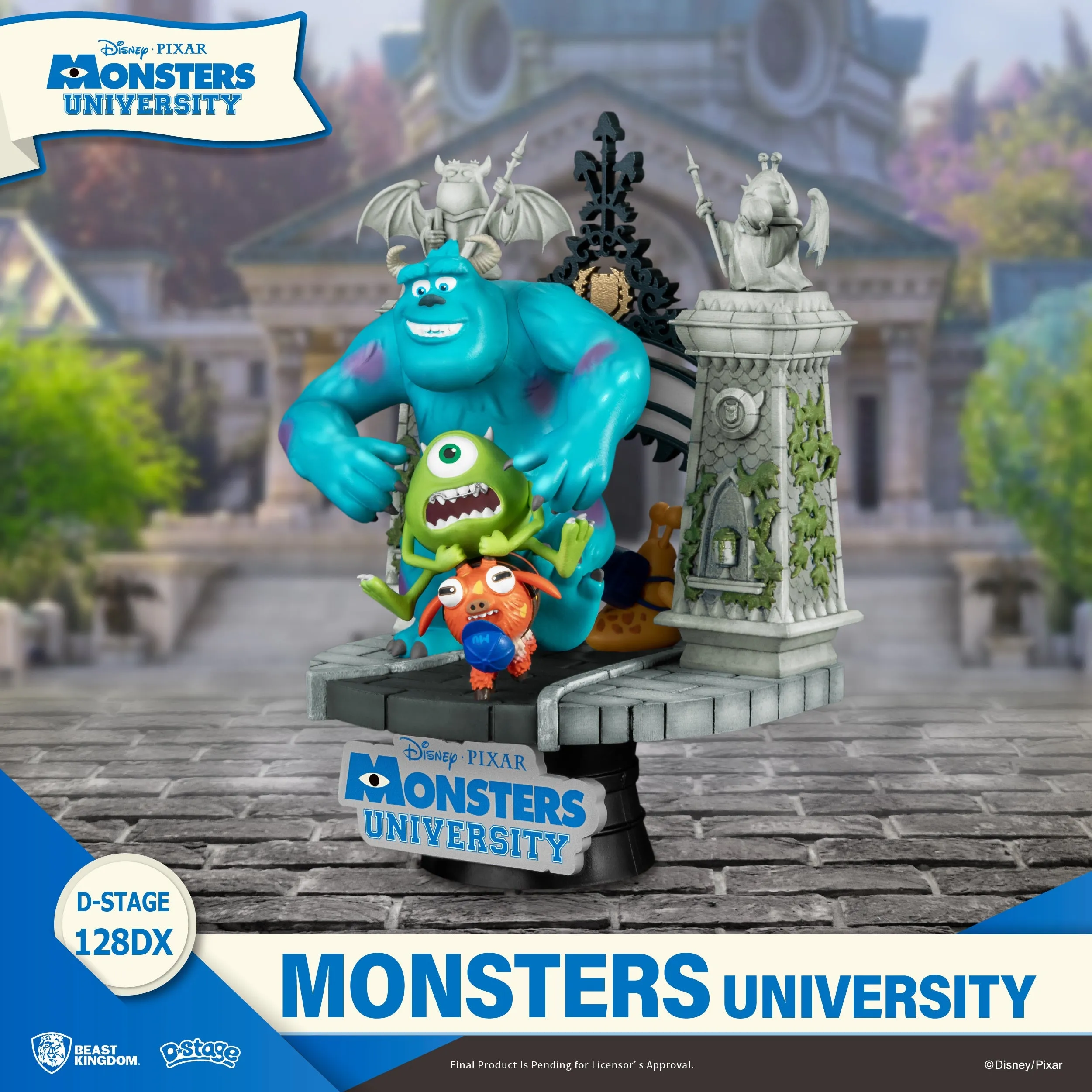 Disney Pixar Monsters University Diorama Stage D-Stage Statue by Beast Kingdom
