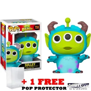 Disney Pixar : Toy Story - Alien Remix in Monster Inc. Sulley Outfit #759 Pop Vinyl Funko