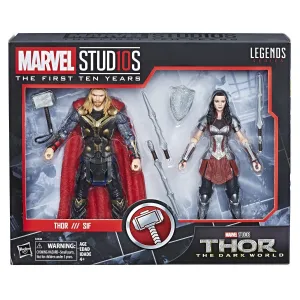 Hasbro Marvel Studios: The First Ten Years Thor: The Dark World Thor And Sif