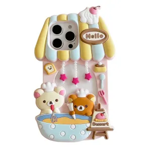 Kuma Cafe iPhone Case