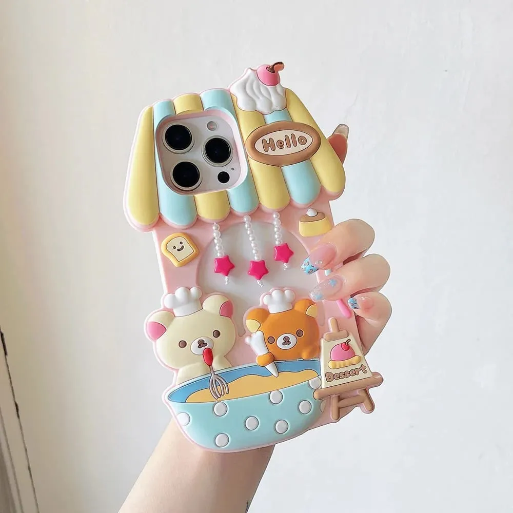Kuma Cafe iPhone Case