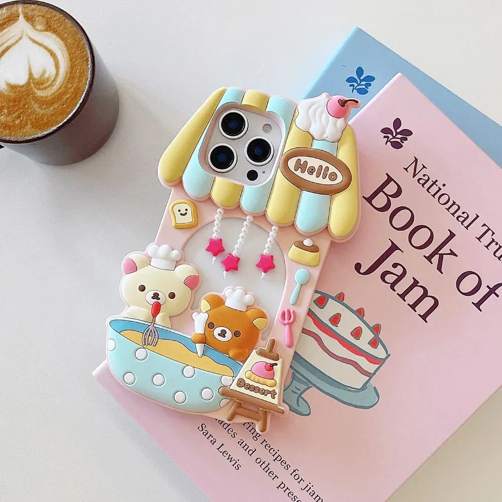Kuma Cafe iPhone Case