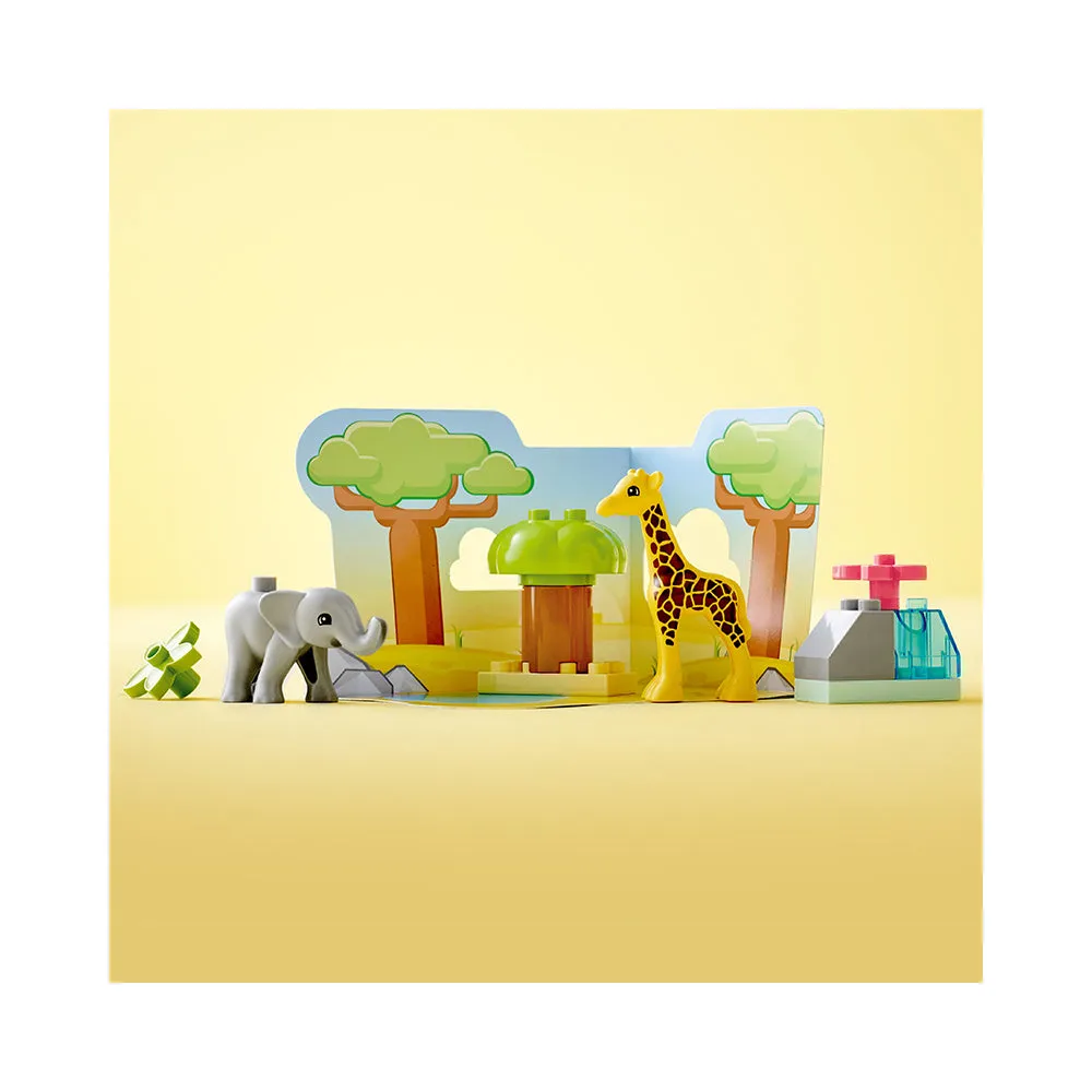 LEGO DUPLO Wild Animals of Africa 10971 Building Toy (10 Pieces)