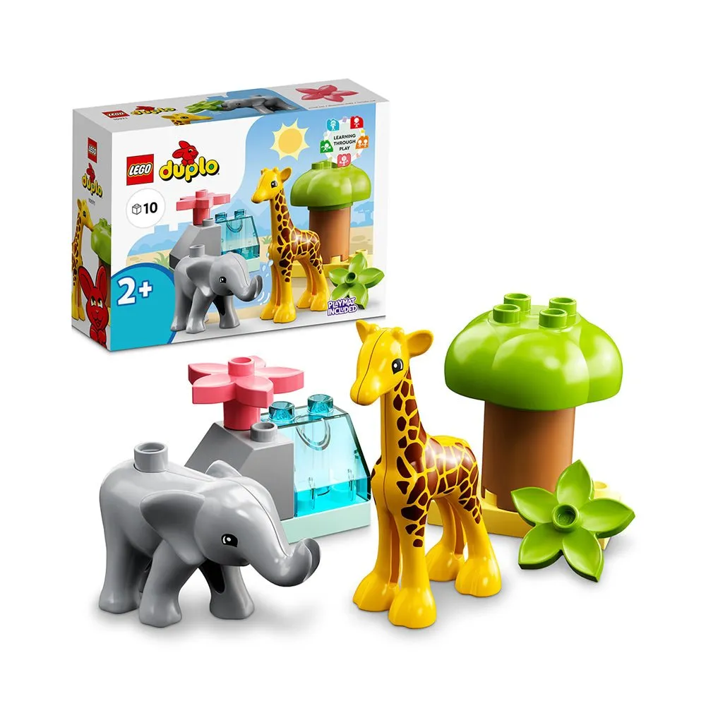 LEGO DUPLO Wild Animals of Africa 10971 Building Toy (10 Pieces)