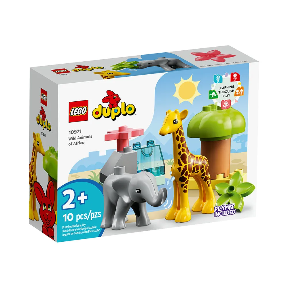 LEGO DUPLO Wild Animals of Africa 10971 Building Toy (10 Pieces)