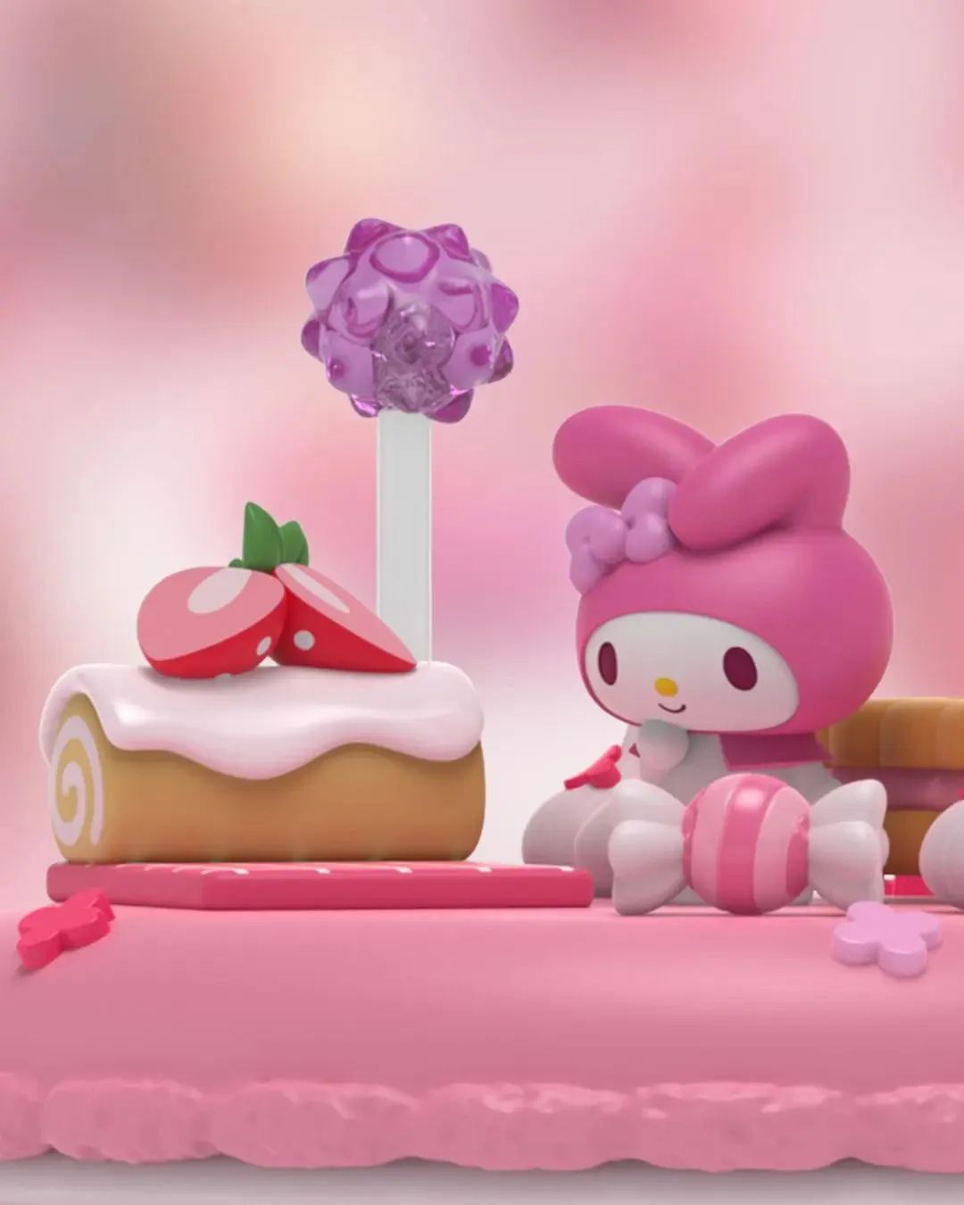 Mighty Jaxx Sanrio Characters Kandyland Diorama Figures