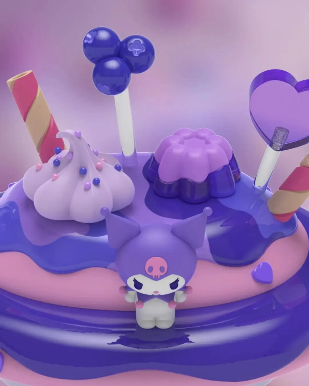 Mighty Jaxx Sanrio Characters Kandyland Diorama Figures