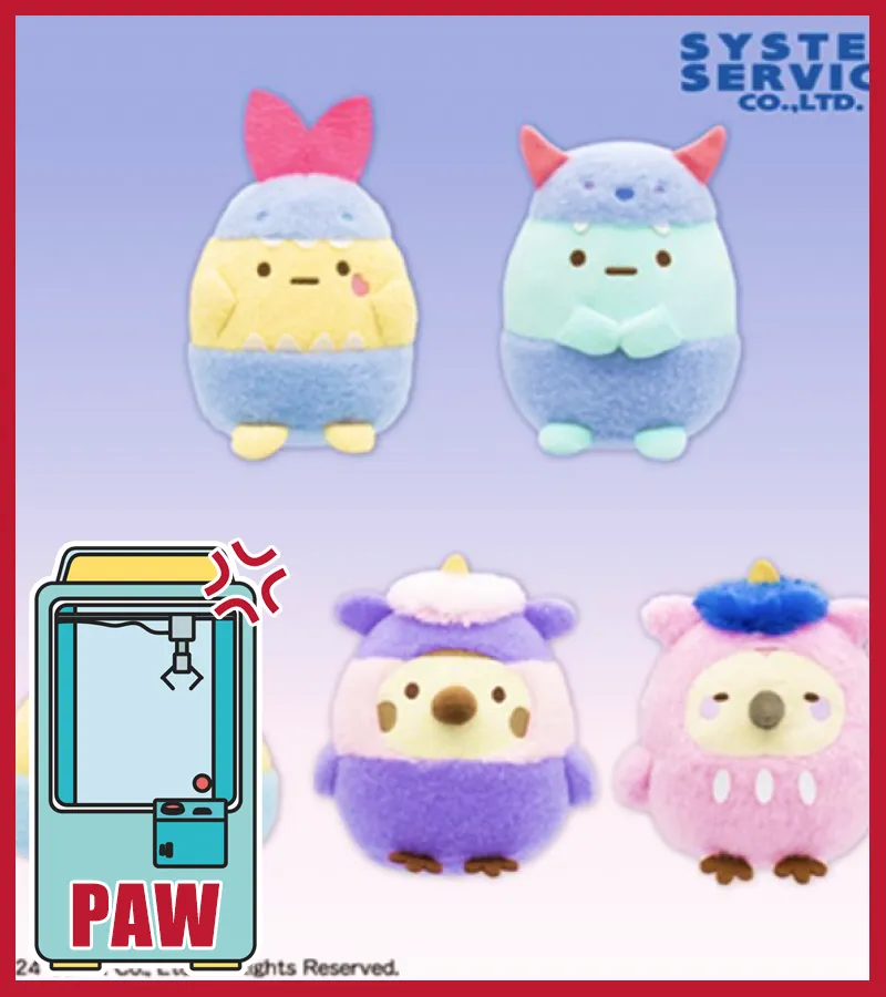 🕹️Paw Game - Sumikko Gurashi Dessert Roll Plushies - Too Cute to Eat (4 Designs)