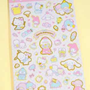 Sanrio Characters Sweet Dessert Stickers