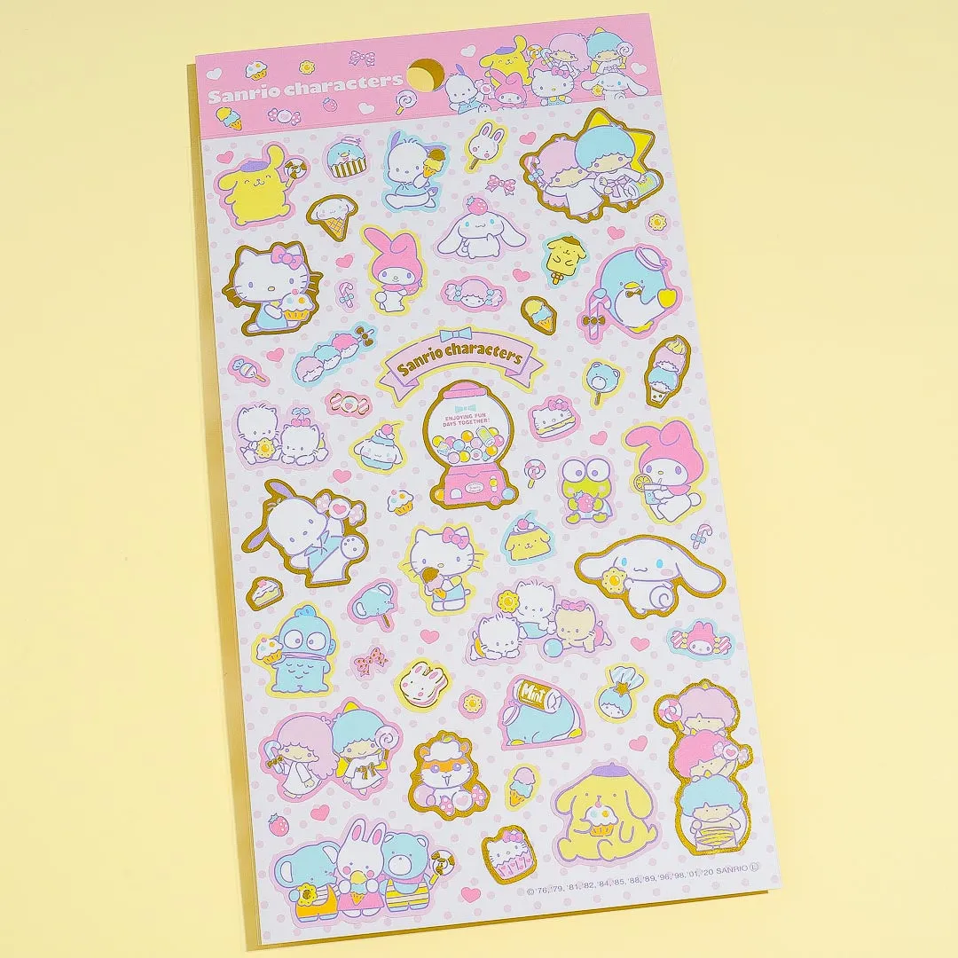 Sanrio Characters Sweet Dessert Stickers