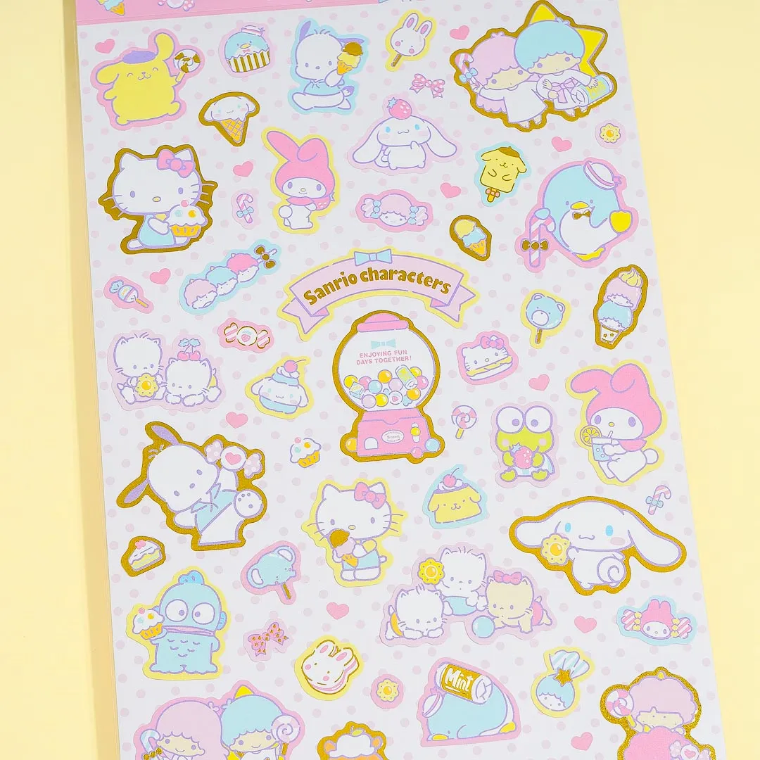 Sanrio Characters Sweet Dessert Stickers