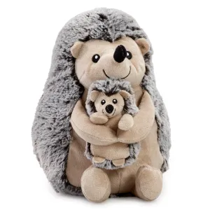 Snuggle Buddies Mummy and Baby Hedgehog Soft Toy