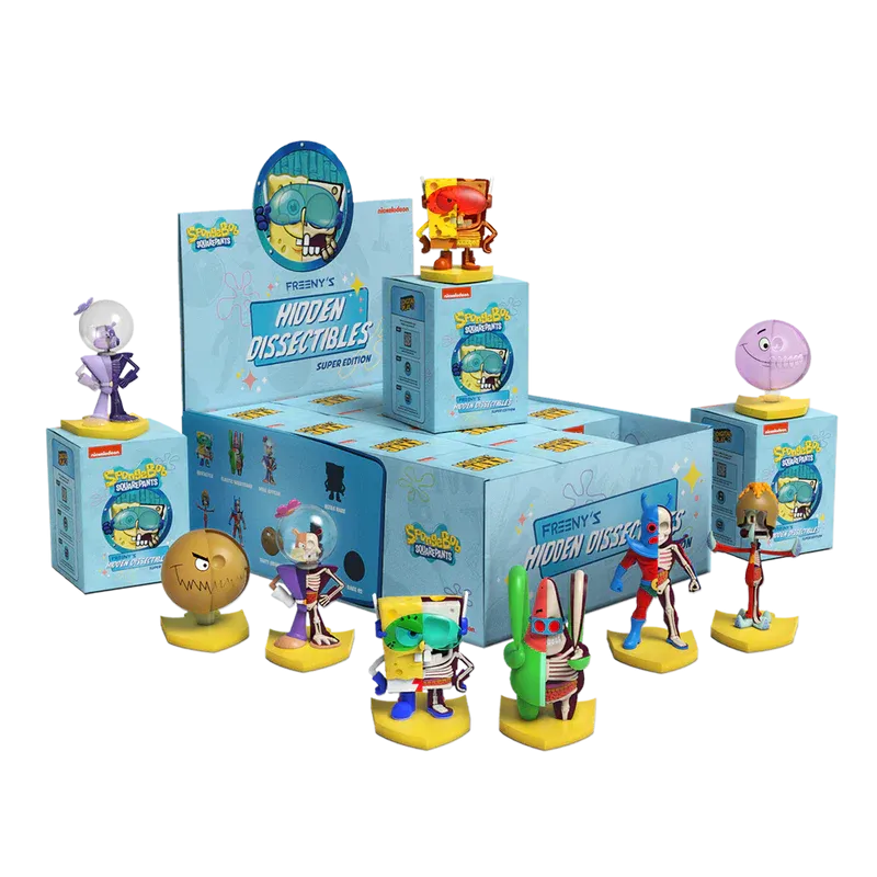 SpongeBob SquarePants (Super Edition) Hidden Dissectables Blind Box Series 4 by Jason Freeny x Mighty Jaxx
