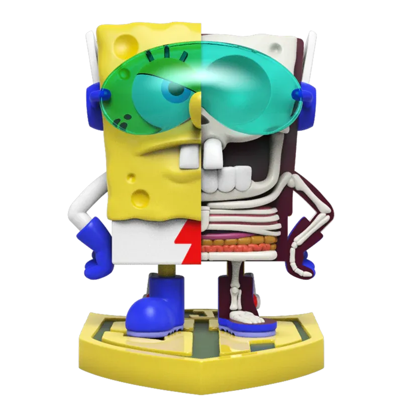 SpongeBob SquarePants (Super Edition) Hidden Dissectables Blind Box Series 4 by Jason Freeny x Mighty Jaxx