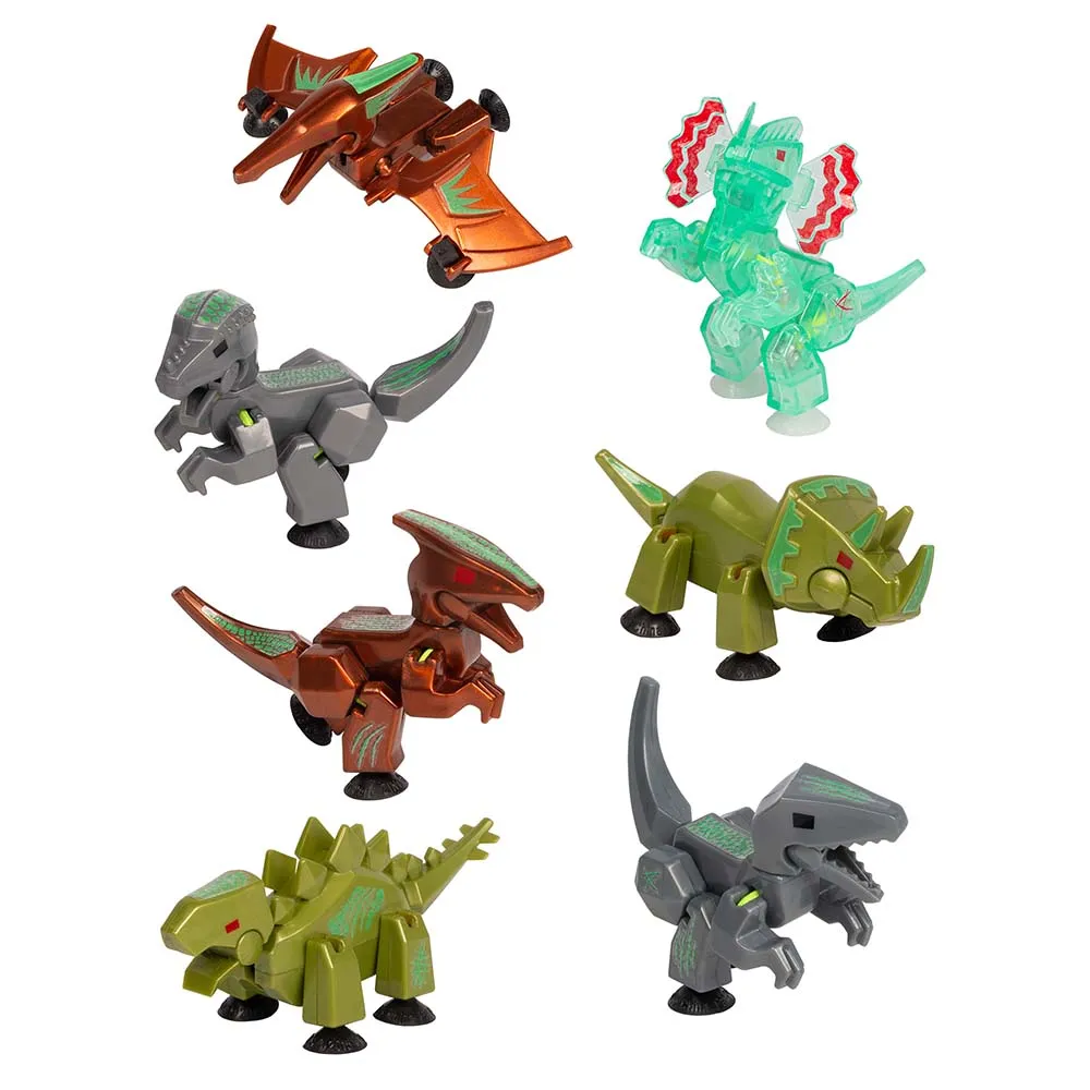 StikBot Glow-in-the-Dark Dino Egg 7 Pack Bundle