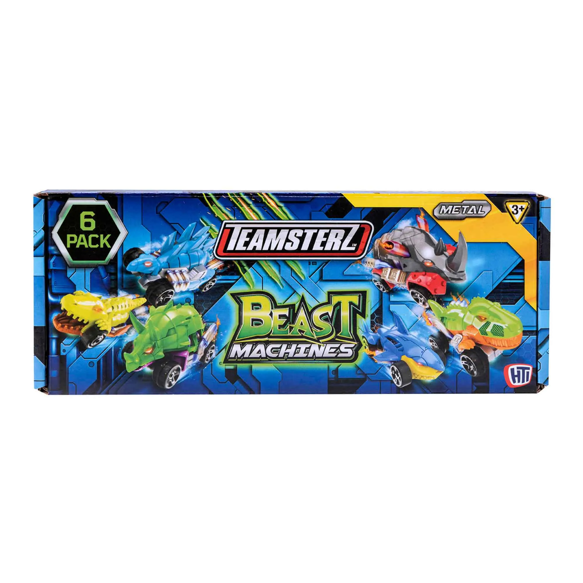 Teamsterz Beast Machine Car Play Set - 6 Cars Included