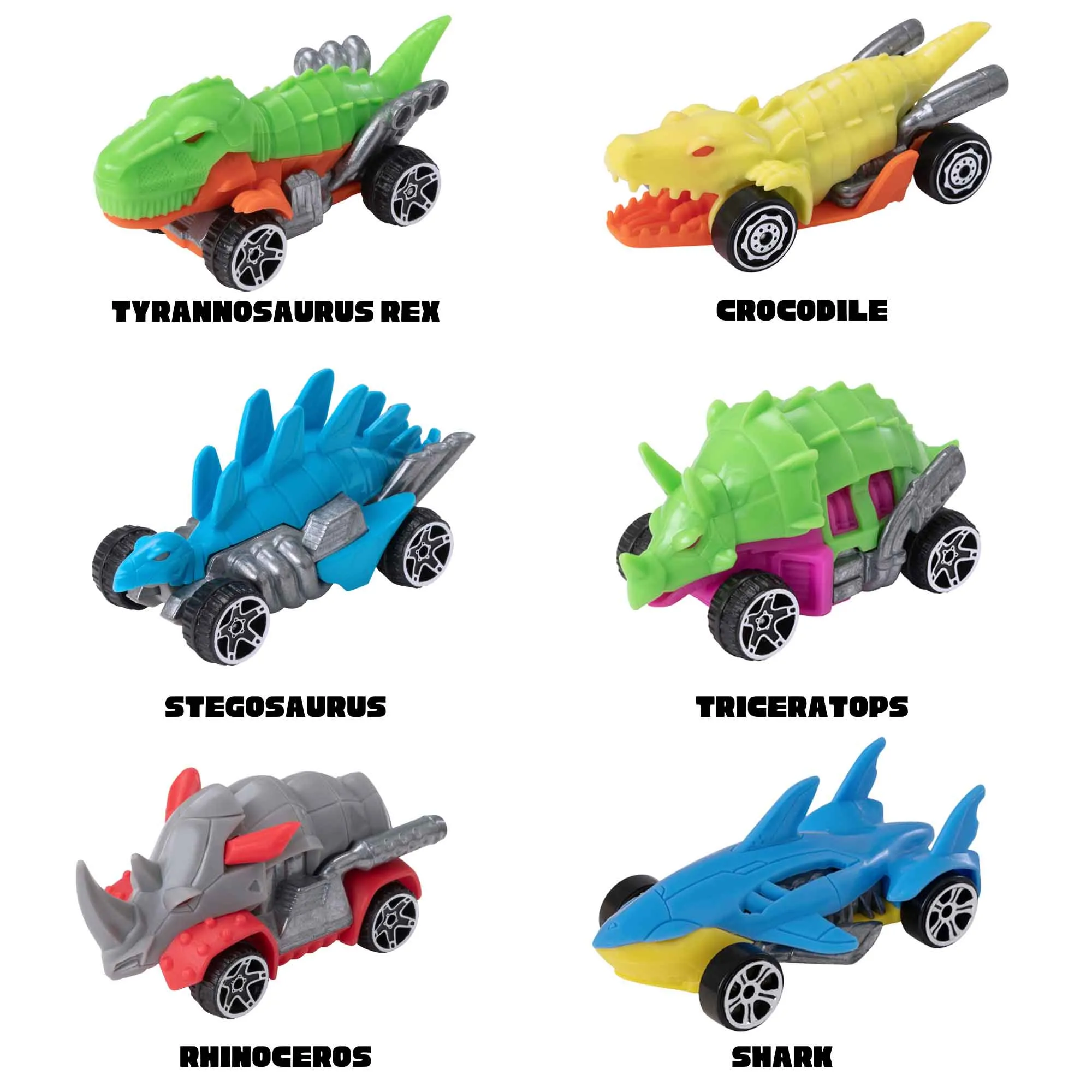 Teamsterz Beast Machine Car Play Set - 6 Cars Included
