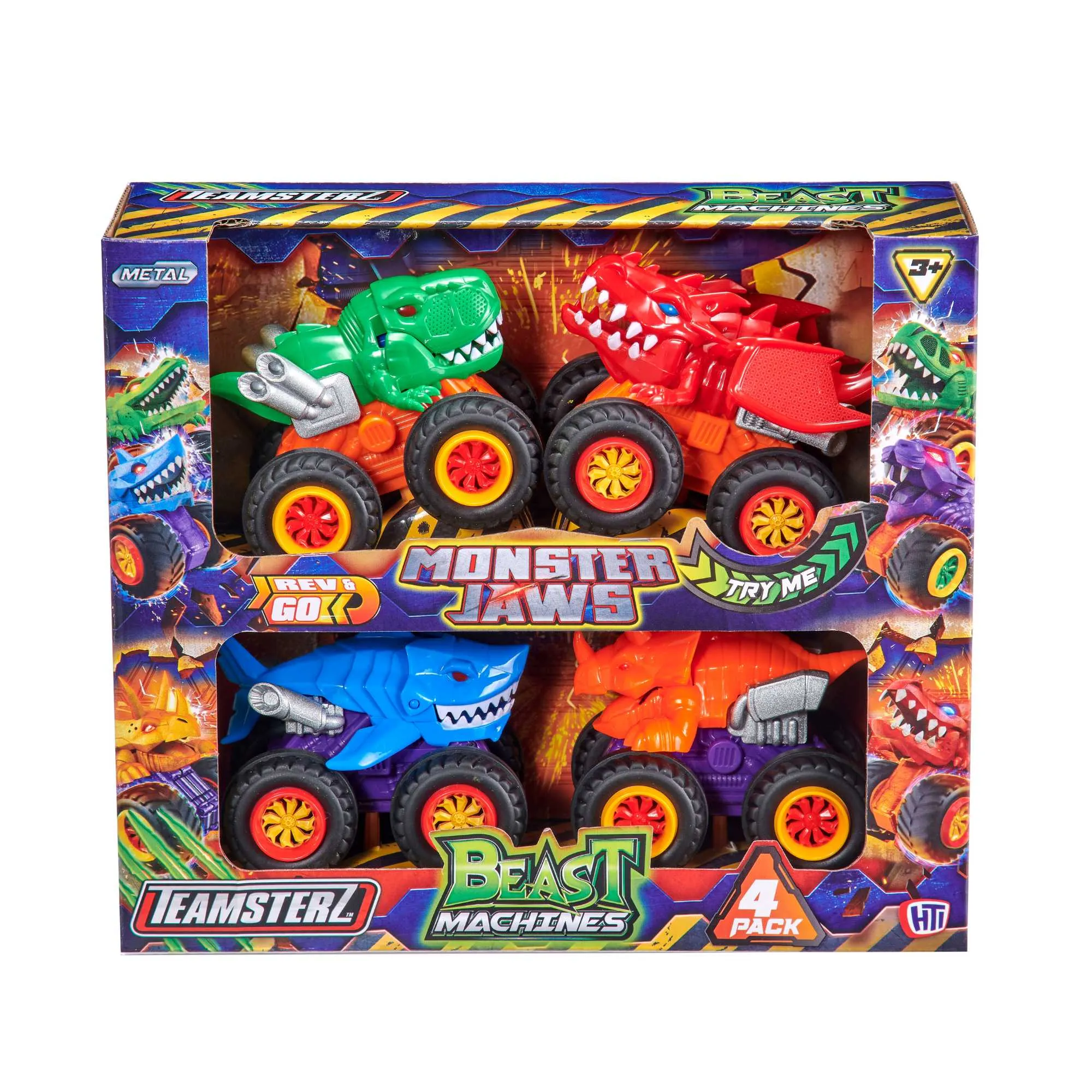 Teamsterz Monster Jaws 4 Pack