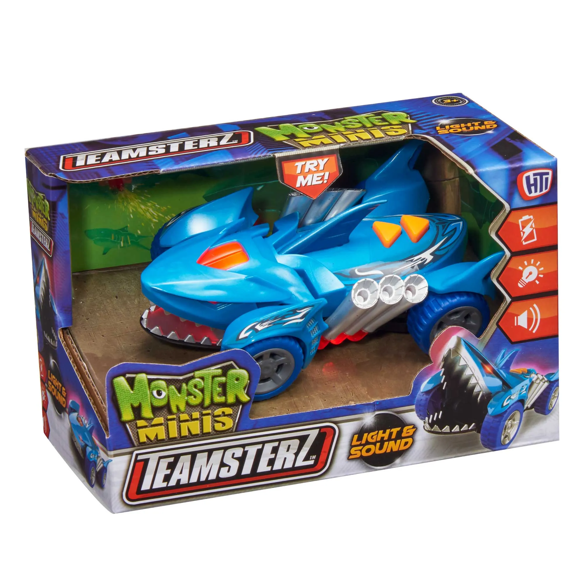 Teamsterz Monster Moverz Mini Shark Car | Lights & Sounds