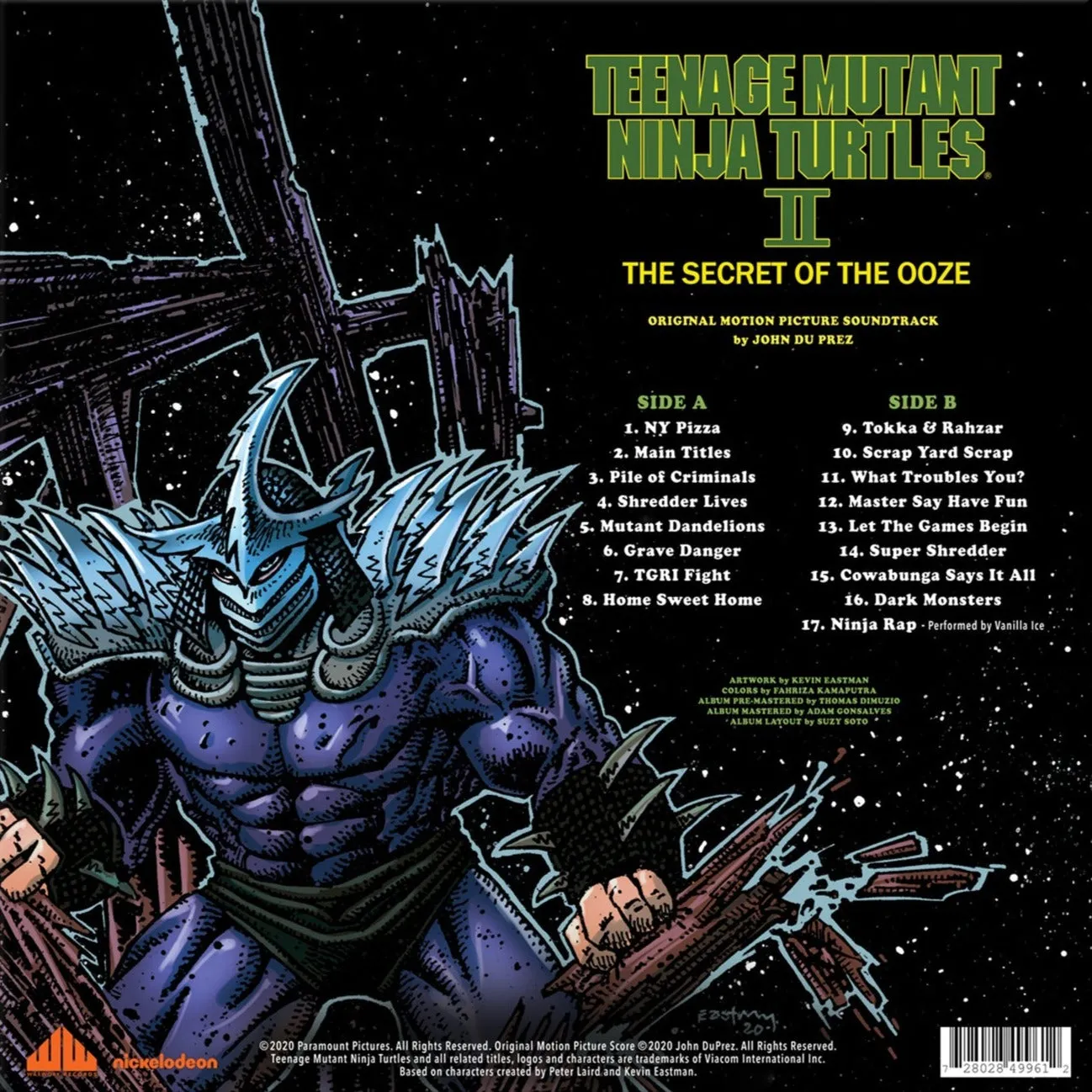 Teenage Mutant Ninja Turtles Part II: The Secret of the Ooze (Original Motion Picture Soundtrack)